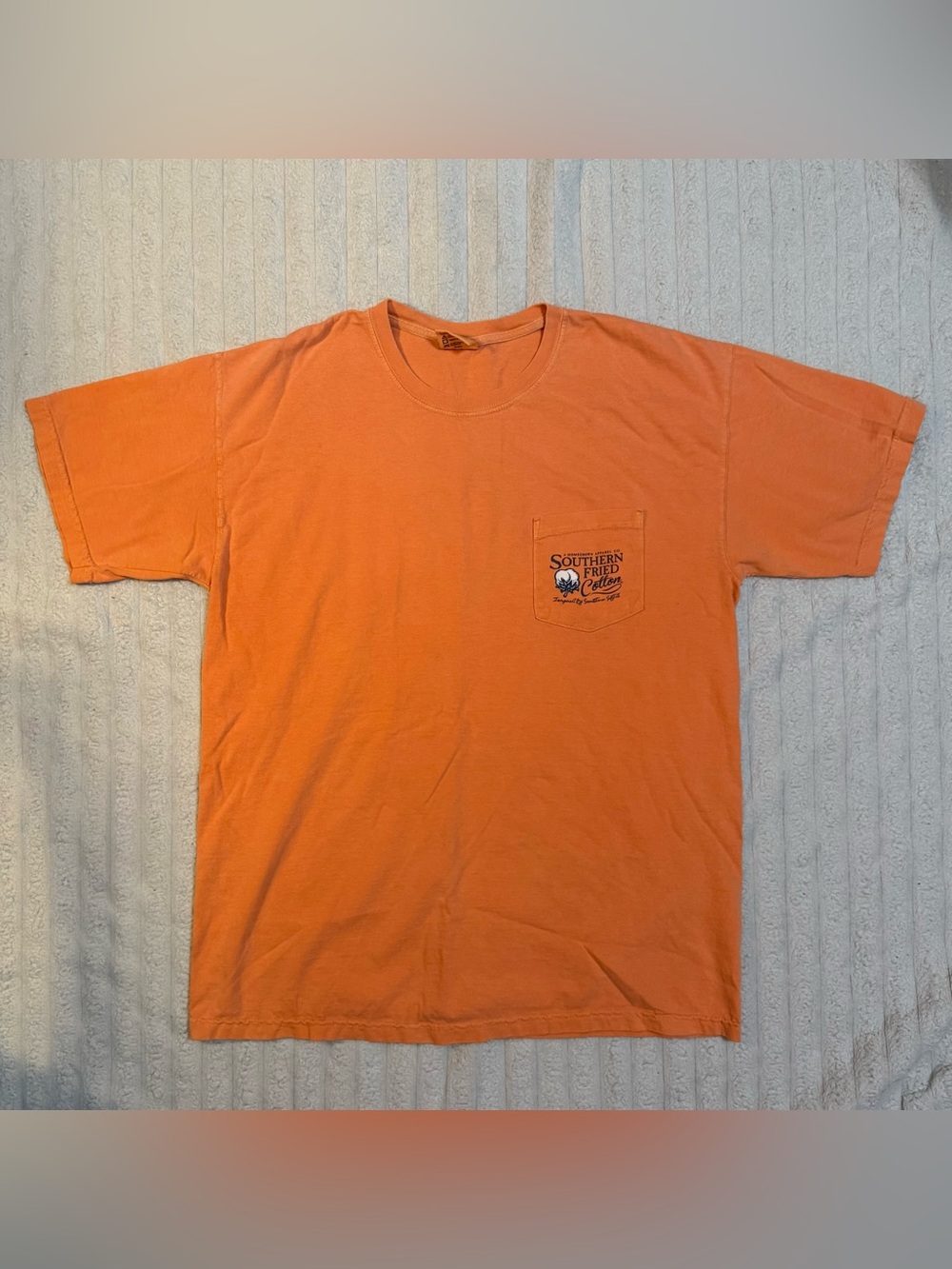 Southern Fried Cotton Orange GSP Graphic Tee L